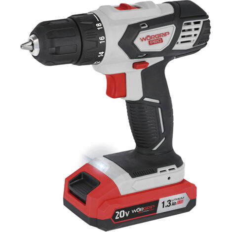 Wōrgrip Bohrschrauber 20V Akku 1,3Ah