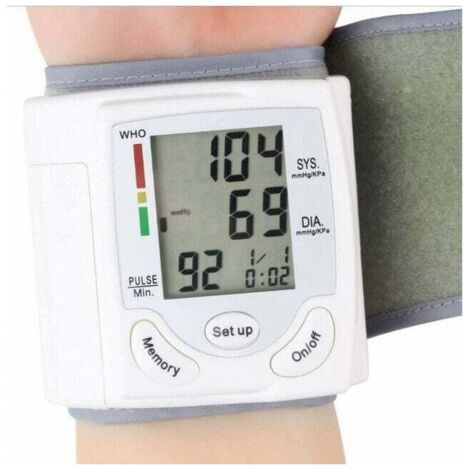 ONTWAY Wrist Blood Pressure Monitor - Professional Intelligent Blood Pressure Monitor, Automatic Detection of High Blood Pressure, Irregular Heartbeat Detection
