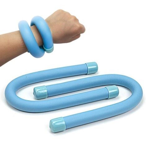 Wrist Weights - 2 x 0.7 lb - Adjustable Foam-Covered Lead Core Bracelets - for Walking Jogging Yoga Aerobics Gym Training - Unisex