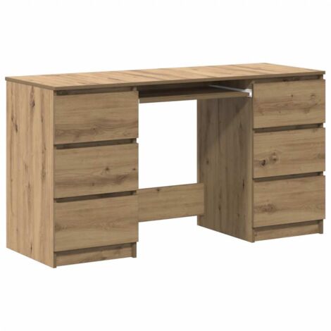 Durable Desk Artisan Oak 80x40x75 Cm Engineered Wood