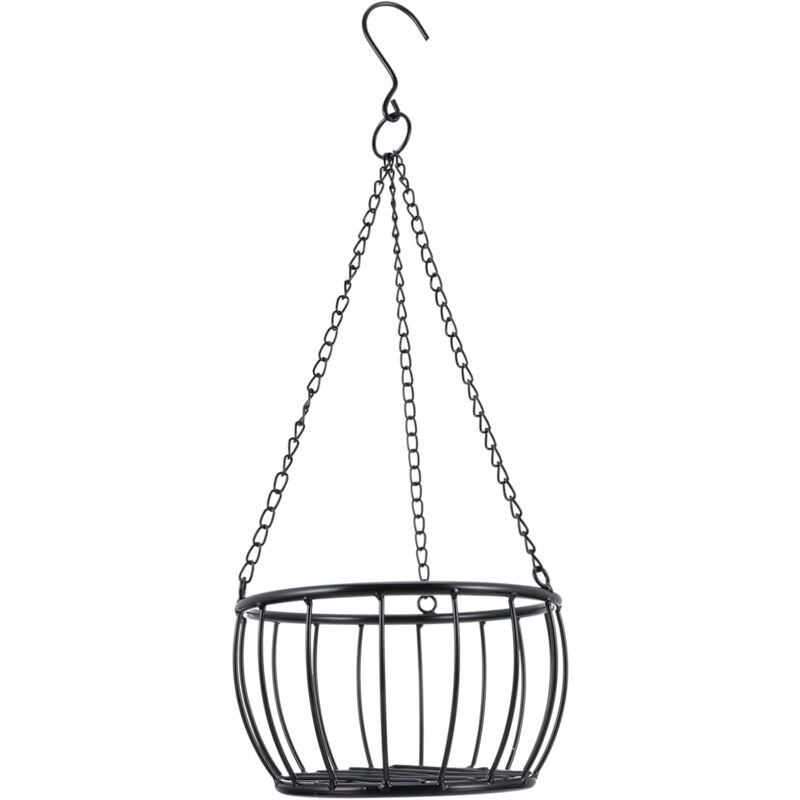 Wrought iron hanging planters Metal hanging planters Wall planters Antique iron hanging vases