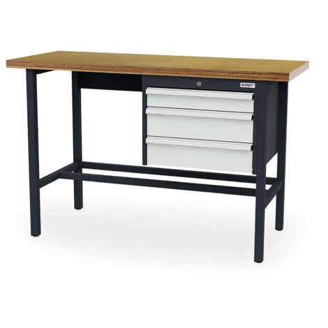 WS24 Arbeitstisch Schubladen: 1 x 100 2 x 150B x T x H 1.500 x 600 x 960 mm - WS24-100394