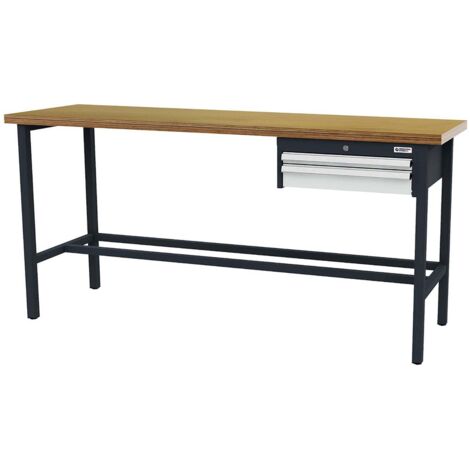 WS24 Arbeitstisch Schubladen: 1 x 50 1 x 100 B x T x H 2.000 x 600 x 960 mm - WS24-100387