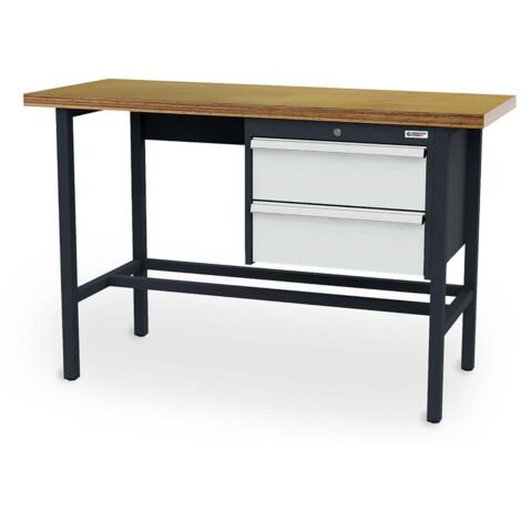 WS24 Arbeitstisch Schubladen: 2 x 200 B x T x H 1.500 x 600 x 960 mm - WS24-100396