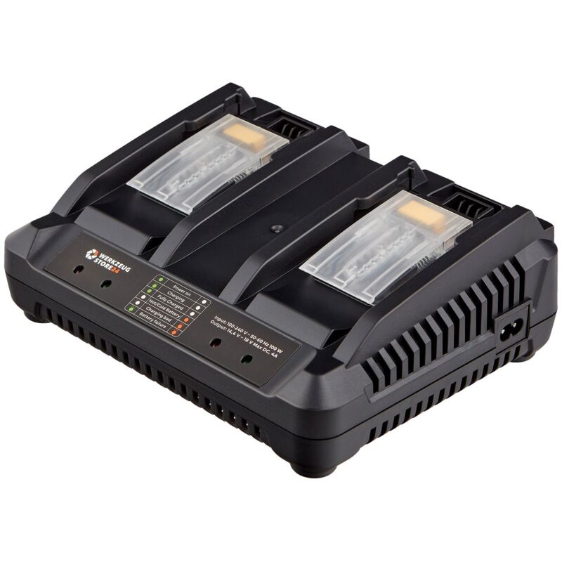 Ws24 - Chargeur rapide double 18 v 4 a 100451