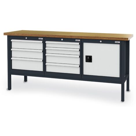 WS24 Kastenwerkbank B x T x H 2.000 x 600 x 960 mm - WS24-100145