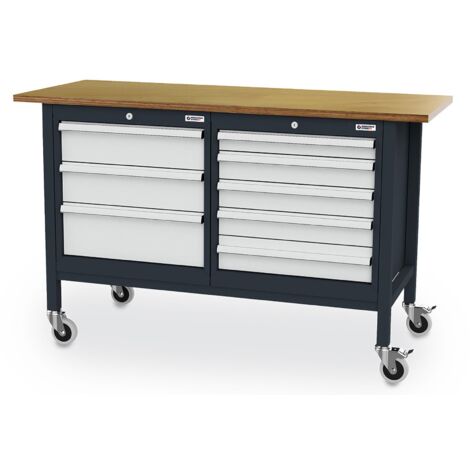 WS24 Mobile Kastenwerkbank B x T x H 1.500 x 600 x 960 mm - WS24-100141
