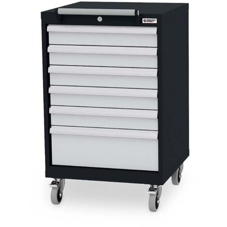 WS24 Mobiler Schubladenschrank B x T x H 600 x 575 x 990 mm - WS24-100192