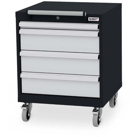 WS24 Mobiler Schubladenschrank Schubladen: 1 x 50 3 x 150B x T x H 600 x 575 x 790 mm - WS24-100189