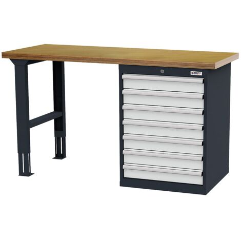WS24 Reihenwerkbank B x T x H 1.500 x 600 x 860 mm - WS24-100196