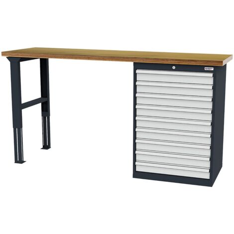 WS24 Reihenwerkbank B x T x H 2.000 x 600 x 1060 mm - WS24-100270
