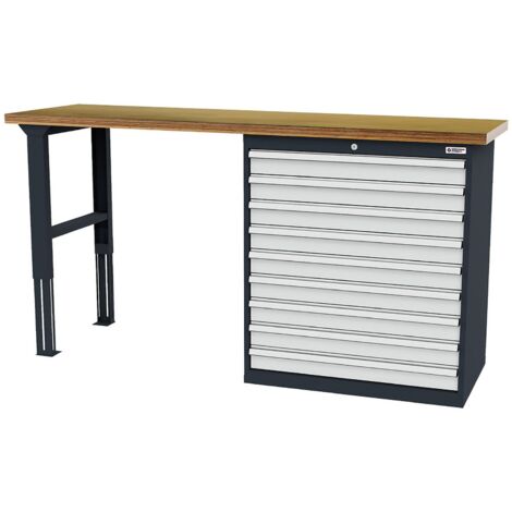 WS24 Reihenwerkbank B x T x H 2.000 x 600 x 1060 mm - WS24-100329