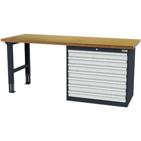 WS24 Reihenwerkbank B x T x H 2.000 x 600 x 860 mm - WS24-100321