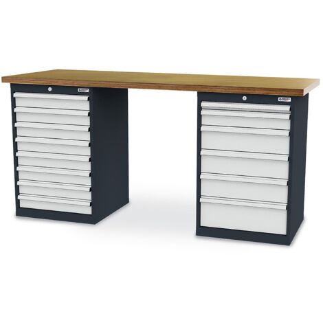 WS24 Reihenwerkbank B x T x H 2.000 x 600 x 960 mm - WS24-100149