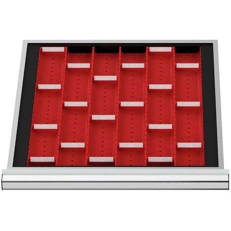 WS24 Schubladeneinteilung Muldenplatten BLH 50 mm Innenmaß 500 x 450 mm - WS24-100156