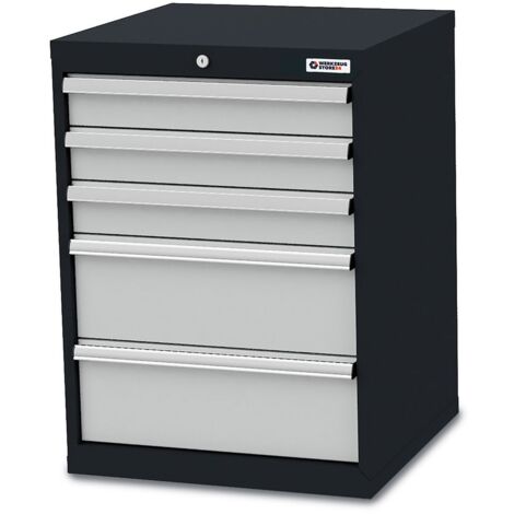 WS24 Schubladenschrank B x T x H 600 x 575 x 820 mm - WS24-100190