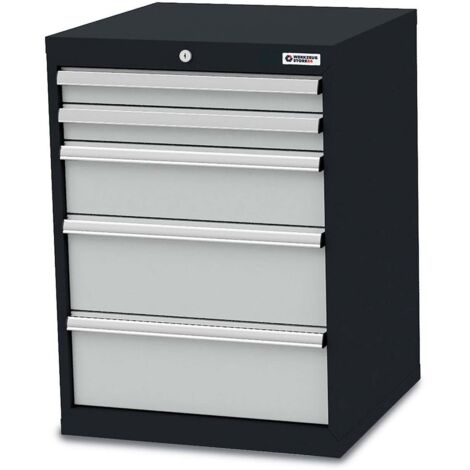 WS24 Schubladenschrank B x T x H 600 x 575 x 820 mm - WS24-100197