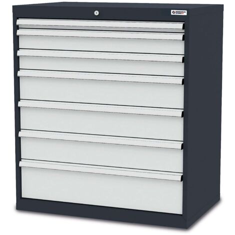 WS24 Schubladenschrank Schubladen: 1 x 50 2 x 100 3 x 150 1 x 200 B x T x H 900 x 575 x 1020 mm - WS24-100327