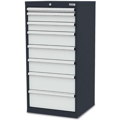 WS24 Schubladenschrank Schubladen: 1 x 50 2 x 100 3 x 150 2 x 200 B x T x H 600 x 575 x 1220 mm - WS24-100210