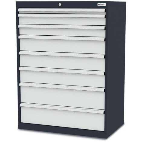 WS24 Schubladenschrank Schubladen: 1 x 50 2 x 100 3 x 150 2 x 200 B x T x H 900 x 575 x 1220 mm - WS24-100331