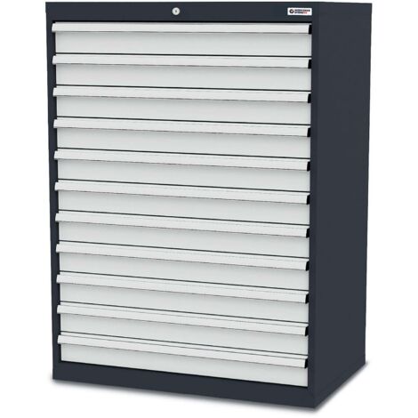 WS24 Schubladenschrank Schubladen: 11 x 100 B x T x H 900 x 575 x 1220 mm - WS24-100330