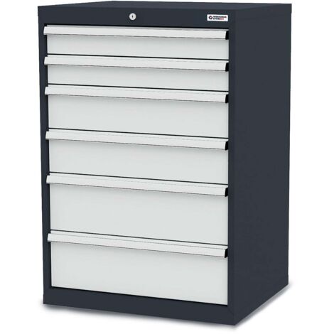 WS24 Schubladenschrank Schubladen: 2 x 100 2 x 150 2 x 200 B x T x H 700 x 575 x 1020 mm - WS24-100267
