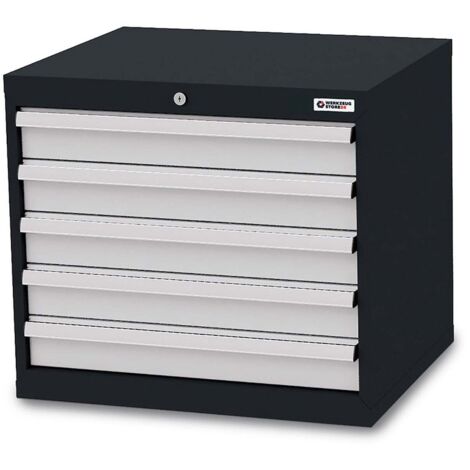 WS24 Schubladenschrank Schubladen: 5 x 100 B x T x H 700 x 575 x 620 mm - WS24-100259