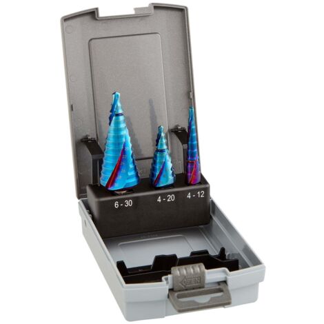 WS24 Stufenbohrer Set 3tlg. mit TITANPRO Besch. - WS24-100468