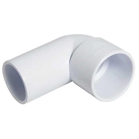 WS26W FloPlast 32mm 90deg Conversion Bend ABS Solvent White