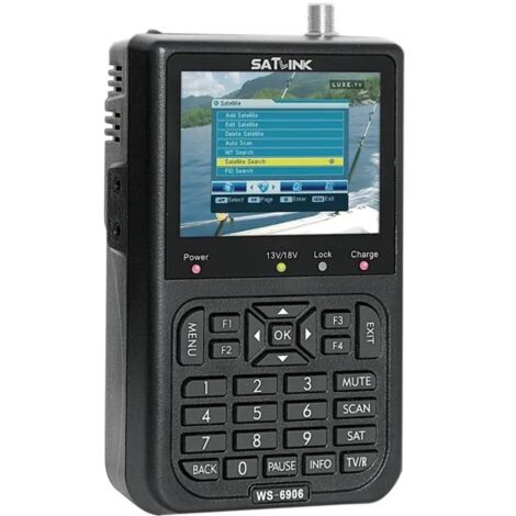 WS6906 Satellite Finder 3.5 "LCD Affichage Données Numérique Signal Finder Mètre 950 MHz - 2150 MHz