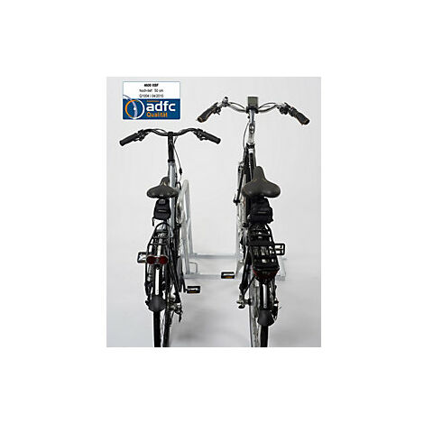 WSM  Rastrelliera per biciclette con staffe di supporto 
