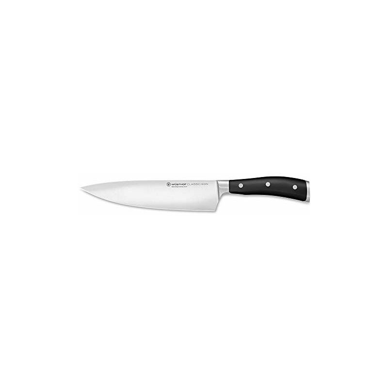 Wüsthof TR1040330120 Couteau de chef Classic Ikon 20 cm, acier inoxydable, couteau forgé