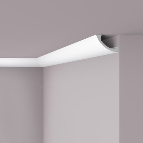 WT3 WALLSTYL Moulures de plafond Polystyrène HD Noël & Marquet 80 x 110 x 2000 - 1 pièce