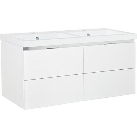 WTU+Fonte minérale WTU EPIC blanc brillant 4 tiroirs 1210x580x510mm