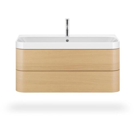 WTU HAPPY D.2 PLUS 975x490mm avec trou de robinet blanc supermat