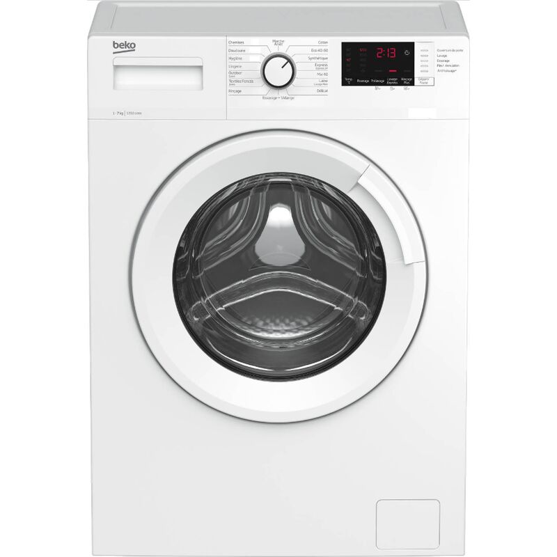 Image of Oblò lavatrice 60cm 7kg 1200 giri - WUE7212W1W Beko