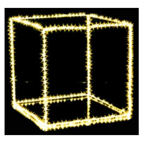 Würfel mit klassischem Microled cm 35 x 35 320 Microled