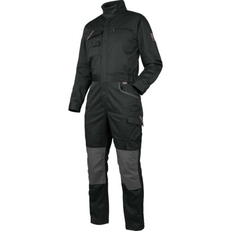 Würth Modyf – Combinaison de travail stretch X – 9 poches externes – Inserts rétroréfléchissants – Triple couture pour durabilité – Taille M – Anthracite