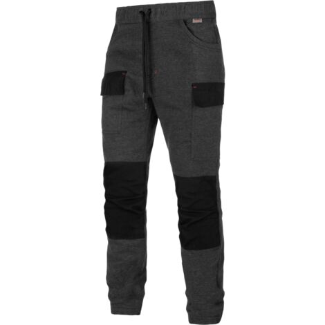 Würth Modyf – Jogging de travail anthracite L – Molleton coton et polyester recyclé – Pantalon resséré aux chevilles avec poches pratiques