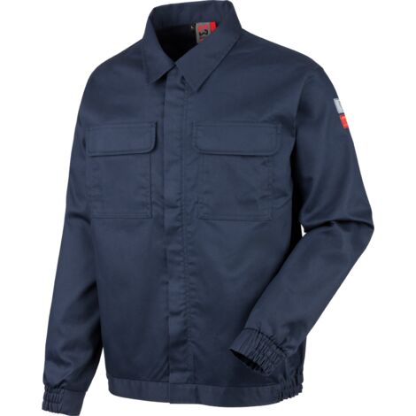 Würth Modyf – Veste de travail soudeur ignifugée EN 11611, EN 11612 – Taille S – Poches poitrine à rabat – Ajustement élastiqué pour confort