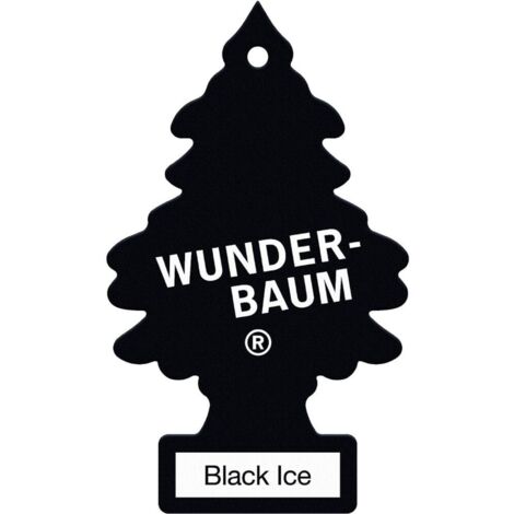 Wunderbaum Papierlufterfrischer Black Ice Autopflege