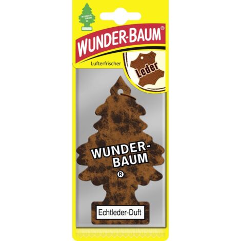 Wunderbaum Papierlufterfrischer Echtleder Autopflege