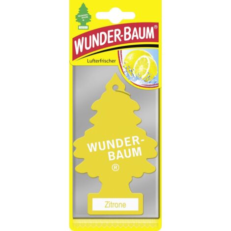 Wunderbaum Papierlufterfrischer Zitrone Autopflege