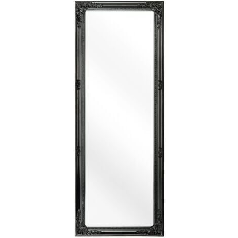 Bigbuy Spiegel Wandspiegel 80 x 1,5 x 80 cm Glas Schwarz Metall Fenster