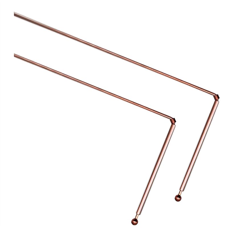 Image of Wünscheruten - 99,9 % Reines Kupfer, 2 Stück Wünschelruten Werkzeuge für die Geisterjagd,