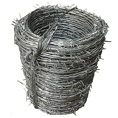 WURKO alambre espino galvanizado 4/13/15 , Alambre de espino galvanizado. Ideal para cerramientos de fincas agrícolas y ganaderas. El alambre de espino es un perfecto complemento p