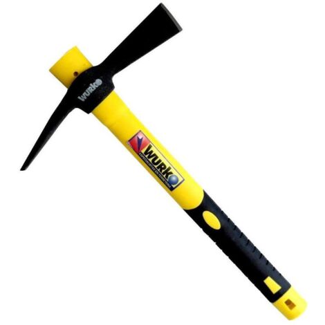 WURKO alcotana mango fibra 500 gr wk932a , Alcotana 5932A de 500 gramosMango de fibra de 38 cm de largoDoble punta, una tipo azada, otra tipo hachaPara obra y construcc