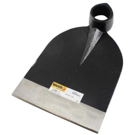 WURKO azada forja 4a- 200x165mm 1000gr , Azada forja 1100 Tamaño: 200 x 165 mm Peso: 1000 gramos Sin mango Para agricultura y jardinería Diámetro del ojo : 40 m