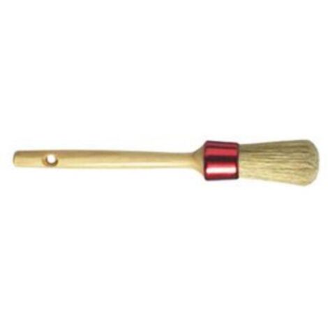 WURKO brocha prensada n10 s/904 mango madera 33 mm , Brocha redonda prensada S904 Nº10Diámetro 33mmUso bricolajeMango de madera sin barnizar.