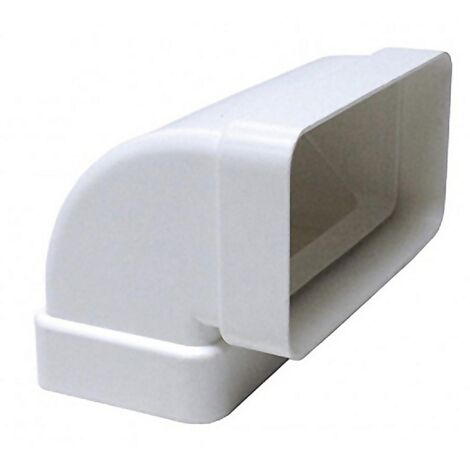 WURKO codo recto horizontal.110x56-90g-103 pvc , Codo rectangular horizontal a 90º 100 PVC 110.103 Blanco.
- Tamaño: 110 x 56 mm.